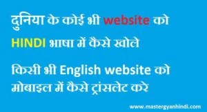 translate website in hindi
