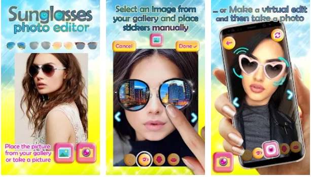 sun glasses camera apps