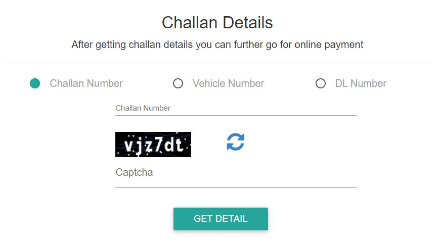 how to check chalan status in hindi
